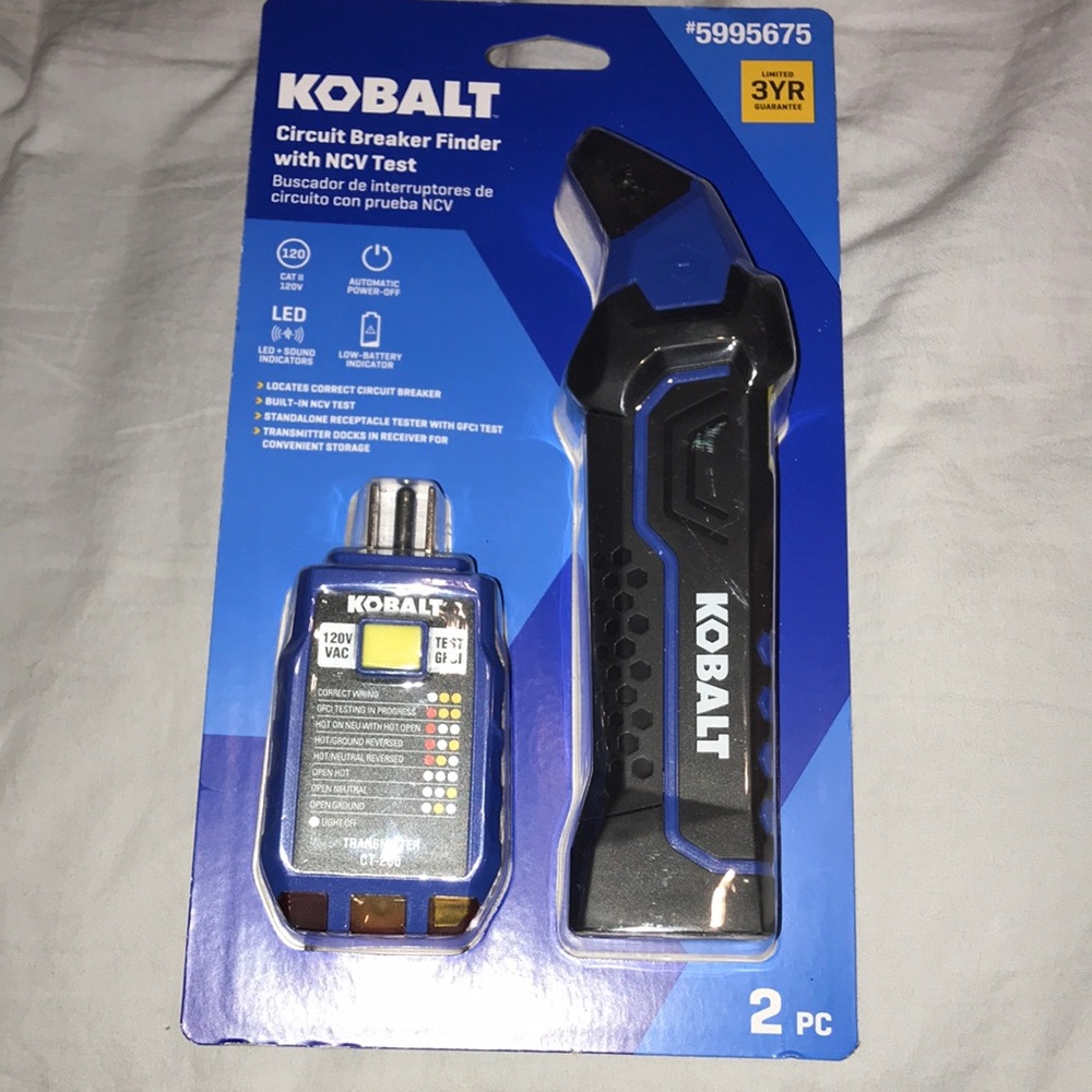 Kobalt Circuit Breaker Finder with NCV Test Brand new in box.